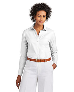Brooks Brothers Women's Wrinkle-Free Stretch Pinpoint Shirt BB18001 at GotApparel