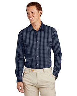 Brooks Brothers Tech Stretch Patterned Shirt BB18006 at GotApparel