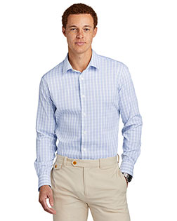 Brooks Brothers Tech Stretch Patterned Shirt BB18006 at GotApparel