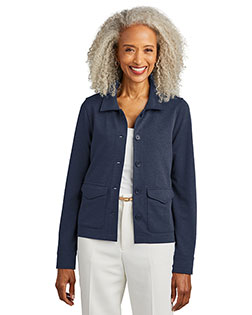 Brooks Brothers Women's Mid-Layer Stretch Button Jacket BB18205 at GotApparel