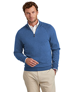 Brooks Brothers BB18402 Stretch 1/4-Zip Sweater at GotApparel