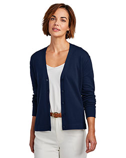 Brooks Brothers Women's Cotton Stretch Cardigan Sweater BB18405 at GotApparel