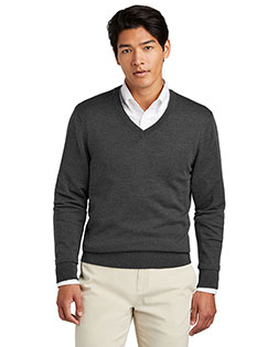 Brooks Brothers ®  Washable Merino V-Neck Sweater BB18410 at GotApparel