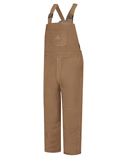 Bulwark BLN4L  Brown Duck Deluxe Insulated Bib Overall - EXCEL FR® ComforTouch Long Sizes at GotApparel