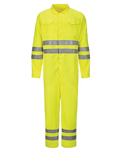 Bulwark CMD8  Hi-Vis Deluxe Coverall with Reflective Trim - CoolTouch® 2 - 7 oz. at GotApparel
