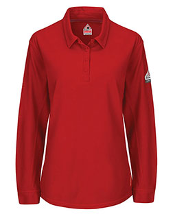 Bulwark QT15 Women iQ Series® 's Long Sleeve Polo with 4-Button Placket at GotApparel