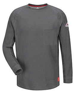 Bulwark QT32L Men Flame Resistant Long Sleeve Shirt - Long Sizes at GotApparel