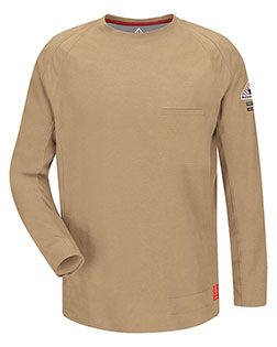 Bulwark QT32L Men Flame Resistant Long Sleeve Shirt - Long Sizes at GotApparel
