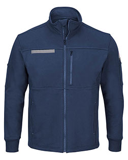 Bulwark SEZ2 Men Zip Front Fleece Jacket-Cotton /Spandex Blend at GotApparel