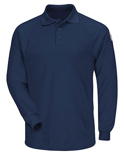Bulwark SMP2 Men Classic Long Sleeve Polo - CoolTouch®2 at GotApparel