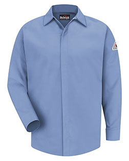 Bulwark SMS2 Men Concealed-Gripper Pocketless Long Sleeve Shirt - CoolTouch® 2 at GotApparel