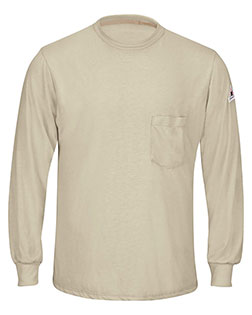 Bulwark SMT8L Men Long Sleeve Lightweight T-Shirt - Long Sizes at GotApparel