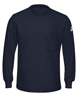 Bulwark SMT8L Men Long Sleeve Lightweight T-Shirt - Long Sizes at GotApparel