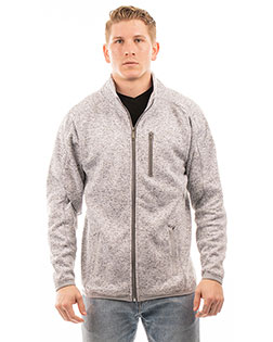 Burnside B3901  Men's Sweater Knit Jacket at GotApparel