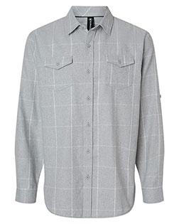 Burnside 8210 Men Yarn-Dyed Long Sleeve Flannel Shirt at GotApparel