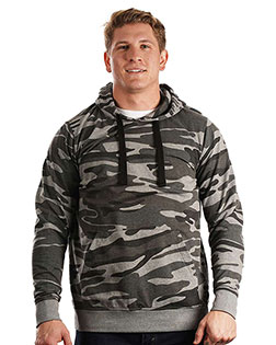 Burnside 8605 Men Enzyme-Washed French Terry Hooded Sweatshirt at GotApparel