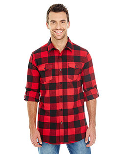 Burnside B8210 Men Plaid Flannel at GotApparel