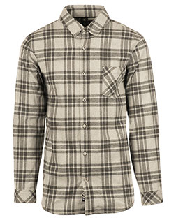 Burnside B8212 Men Woven Plaid Flannel With Biased Pocket at GotApparel