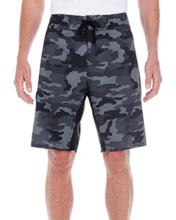 Burnside B9371 Men Dobby Stretch Board Short at GotApparel