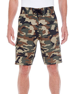 Burnside B9371 Men Dobby Stretch Board Short at GotApparel