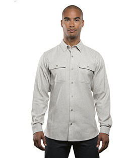 Burnside BU8200 Men Solid Flannel at GotApparel