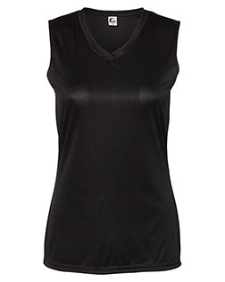 C2 Sport 5663 Women's Sleeveless V-Neck T-Shirt at GotApparel