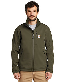 Custom Embroidered Carhartt CT102199 Men 13.9 oz Crowley Soft Shell Jacket at GotApparel