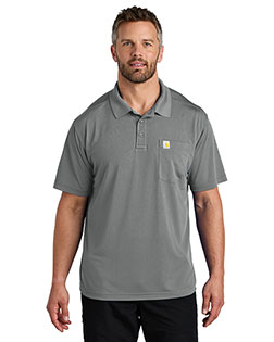 Carhartt CT106880 Men's Force Snag-Resistant Pocket Polo at GotApparel