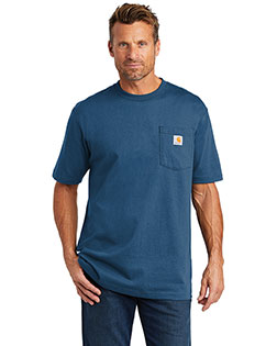 Custom Embroidered Carhartt CTK87 Men 6.75 oz Workwear Pocket Short Sleeve T-Shirt at GotApparel