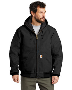 Custom Embroidered Carhartt CTSJ140 Men 12 oz Quilted-Flannel-Lined Duck Active Jacket at GotApparel