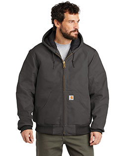 Custom Embroidered Carhartt CTSJ140 Men 12 oz Quilted-Flannel-Lined Duck Active Jacket at GotApparel