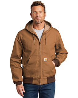 Custom Embroidered Carhartt CTTJ131 Men 12 oz Tall Thermal-Lined Duck Active Jacket at GotApparel