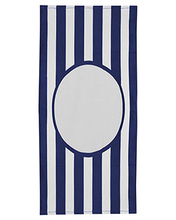 Carmel Towel Company C3060PF Print Friendly College Stripe Towel at GotApparel