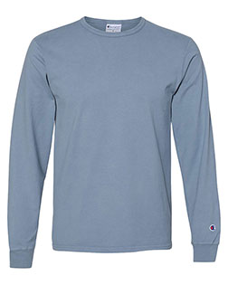 Champion CD200 Men Gart-Dyed Long Sleeve T-Shirt at GotApparel