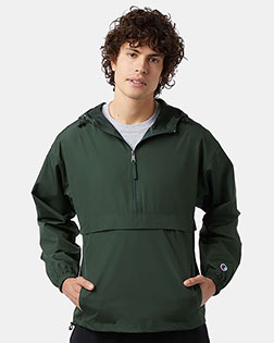Champion CO200 Adult Packable Anorak 1/4 Zip Jacket at GotApparel