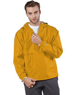 Custom Embroidered Champion CO200 Adult Packable Anorak 1/4 Zip Jacket at GotApparel
