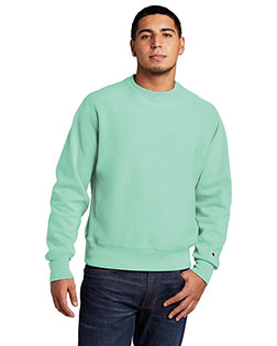Custom Embroidered Champion ® Reverse Weave ® Garment-Dyed Crewneck Sweatshirt. GDS149 at GotApparel