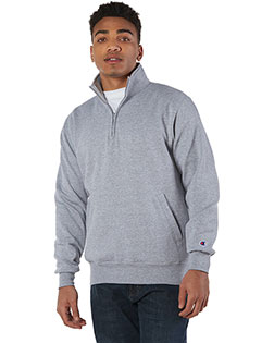 Custom Embroidered Champion S400 Men 9 oz. Double Dry Eco® Quarter-Zip Pullover at GotApparel