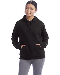 Champion S760  Ladies' PowerBlend Relaxed Hooded Sweatshirt at GotApparel
