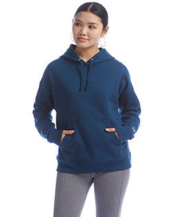 Champion S760  Ladies' PowerBlend Relaxed Hooded Sweatshirt at GotApparel