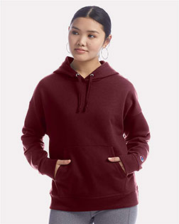 Champion S760 Ladies' PowerBlend Relaxed Hooded Sweatshirt at GotApparel