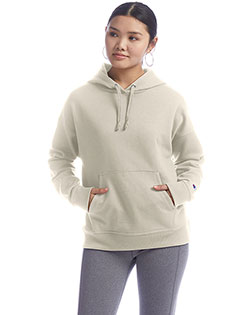 Champion S760  Ladies' PowerBlend Relaxed Hooded Sweatshirt at GotApparel