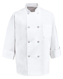 Chef Designs 0403  Eight Pearl Button Chef Coat at GotApparel