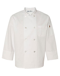 Chef Designs 0413  Button Chef Coat with Thermometer Pocket at GotApparel