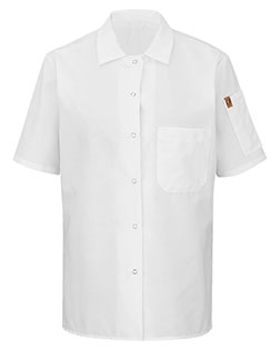 Chef Designs 501X Women 's Mimix™ Short Sleeve Cook Shirt with OilBlok at GotApparel