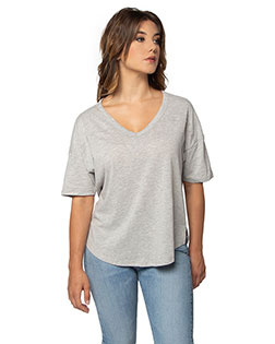 chicka-d 2109CK  Ladies' Happy Jersey V-Neck at GotApparel