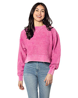 chicka-d 470  Ladies' Corded Boxy Pullover at GotApparel