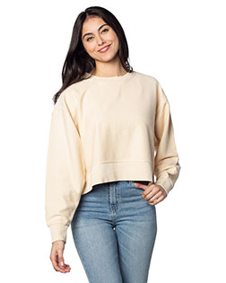 chicka-d 470  Ladies' Corded Boxy Pullover at GotApparel