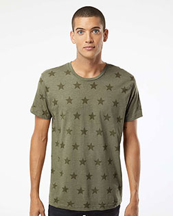 Code V 3929 Men S' Five Star T-Shirt at GotApparel