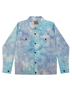 Colortone 9050  Tie-Dyed Denim Jacket at GotApparel